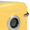 Portable Retro 6-can Mini Cooler, Built-in Bluetooth(R) Speaker, Yellow